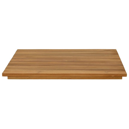Bordsskiva 60 x 60 x 3,5 cm Fyrkantig Massivt teakträ Naturlig