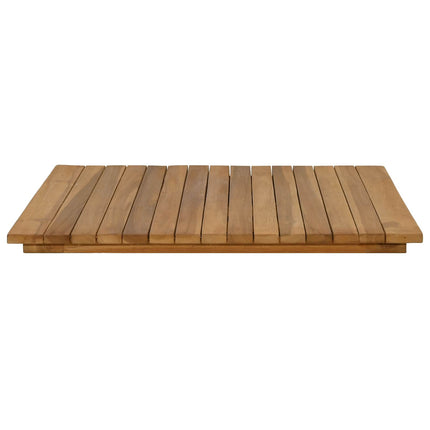 Bordsskiva 60 x 60 x 3,5 cm Fyrkantig Massivt teakträ Naturlig