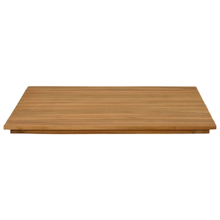 Bordsskiva 70 x 70 x 3,5 cm Fyrkantig Massivt teakträ Naturlig
