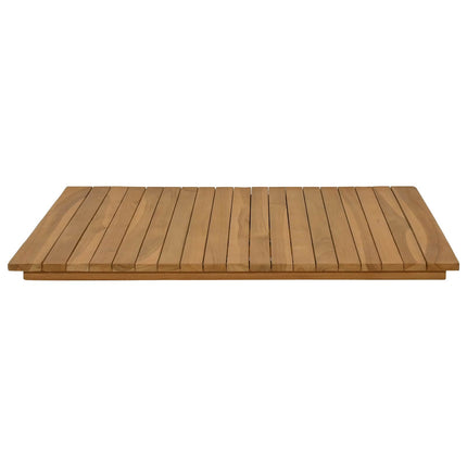 Bordsskiva 70 x 70 x 3,5 cm Fyrkantig Massivt teakträ Naturlig