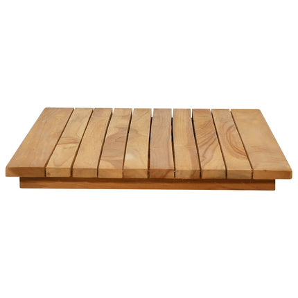 Bordsskiva 80 x 40 x 3,5 cm Rektangulär Massivt teakträ