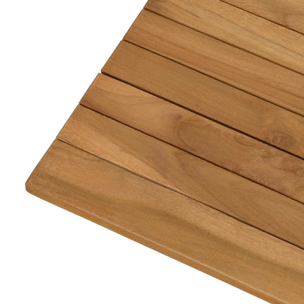 Bordsskiva 100 x 50 x 3,5 cm Rektangulär Massivt teakträ