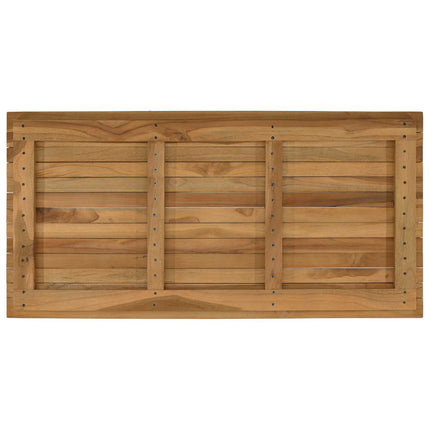 Bordsskiva 100 x 50 x 3,5 cm Rektangulär Massivt teakträ