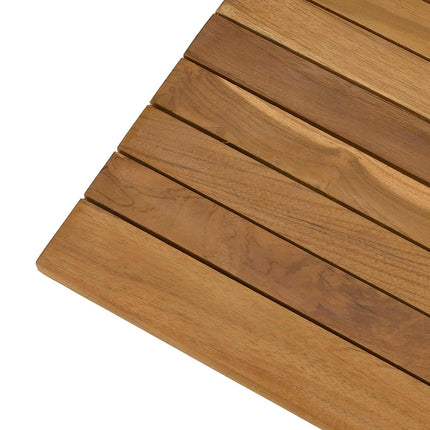 Bordsskiva 110 x 55 x 3,5 cm Rektangulär Massivt teakträ