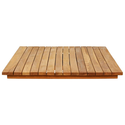 Bordsskiva 110 x 55 x 3,5 cm Rektangulär Massivt teakträ