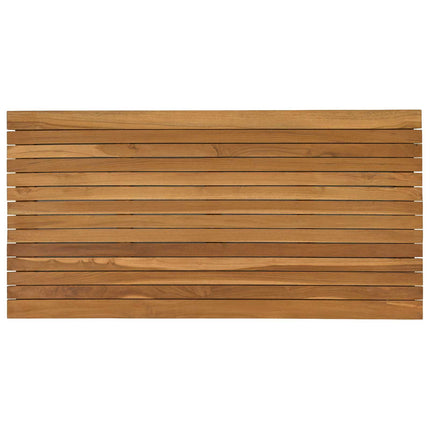 Bordsskiva 110 x 55 x 3,5 cm Rektangulär Massivt teakträ