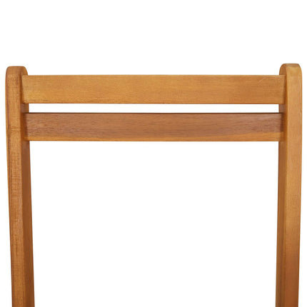 Fällbara Trädgårdsstolar 6 pcs Naturfärg 40 x 53 x 80 cm