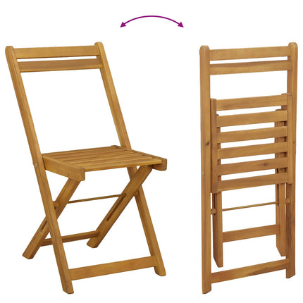 Utemöbler Bistro Stolar 8 pcs Gräddvit 40 x 53 x 80 cm