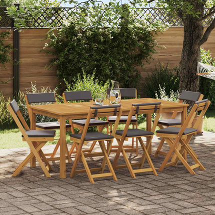 Utemöbler Bistro Stolar 8 pcs Mörkgrå 40 x 53 x 80 cm