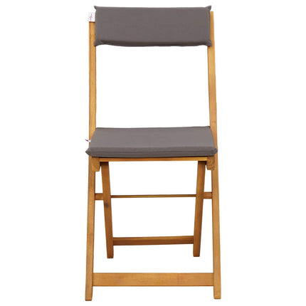 Utemöbler Bistro Stolar 8 pcs Mörkgrå 40 x 53 x 80 cm