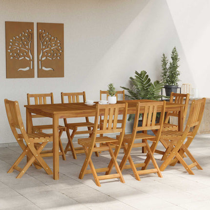 Utemöbler Bistro Stolar 8 pcs Naturlig 40 x 42 x 85 cm