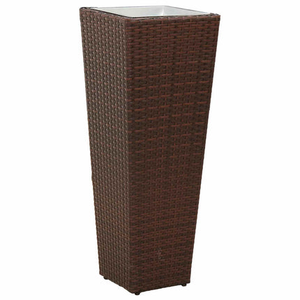 Utomhusset 3 st 30 x 30 x 80 cm Metall
