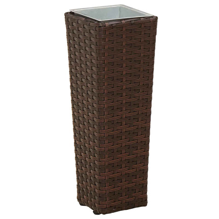 Utomhusset 3 st 30 x 30 x 80 cm Metall