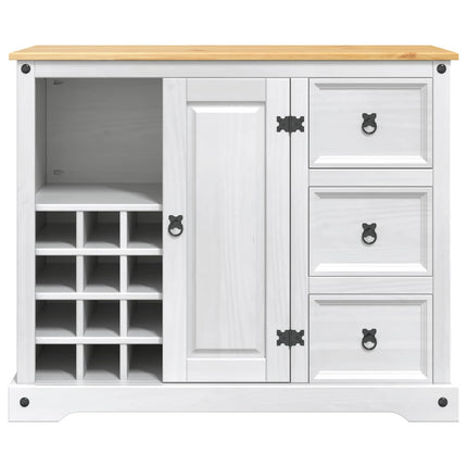 Köksförvaring med låda Vit och Honungsvax 112 x 70 x 91,5 cm
