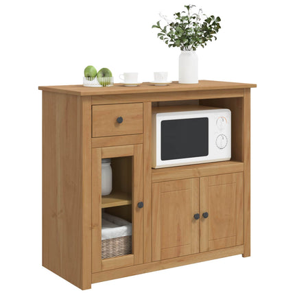 Mikrovågsugn skåp PANAMA Honungsvax 99,5 x 44 x 86,5 cm