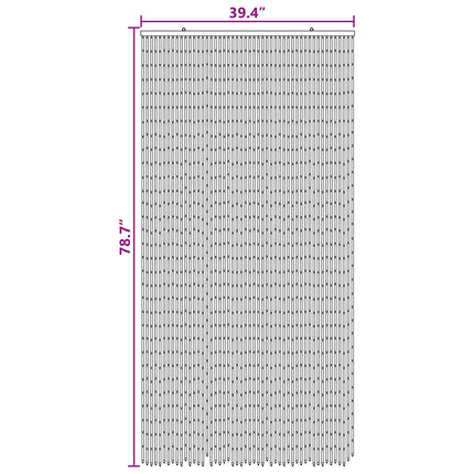 Insektsdörrgardin flerfärgad 100 x 200 cm Bambu