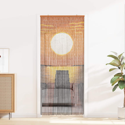 Insektsdörrgardin flerfärgad 200 x 90 cm Bambu