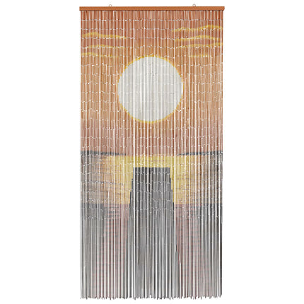 Insektsdörrgardin flerfärgad 200 x 100 cm Bambu