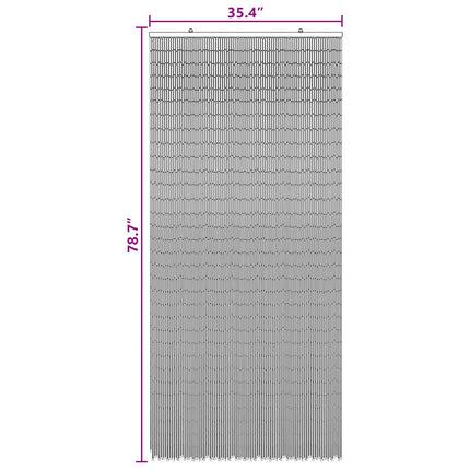 Insektsdörrgardin flerfärgad 200 x 90 cm Bambu