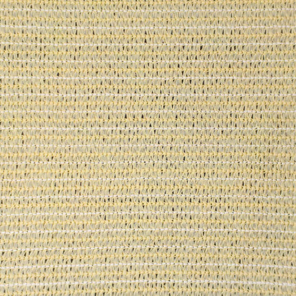 Balkong Skärm Beige 75 x 1000 cm HDPE och Aluminium