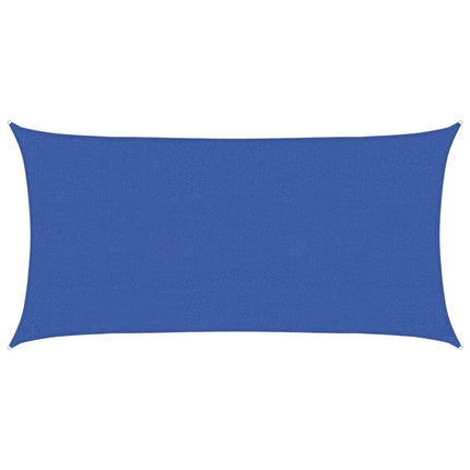 Solsätt segel Blå 2,5 x 6 m HDPE