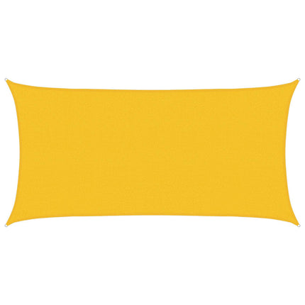 Solsätt segel Gul 2 x 6 m HDPE