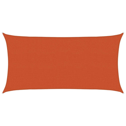 Solsätt segel Orange 2 x 6 m HDPE