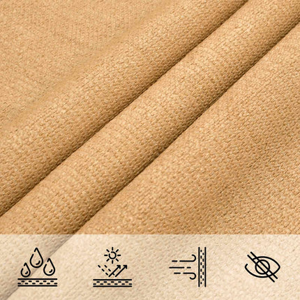 Solsätt segel Sand 2,5 x 6 m HDPE
