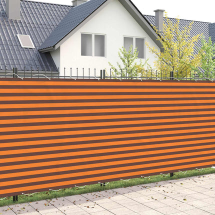 Balkongskärm 180 x 600 cm Tyg med PU-beläggning