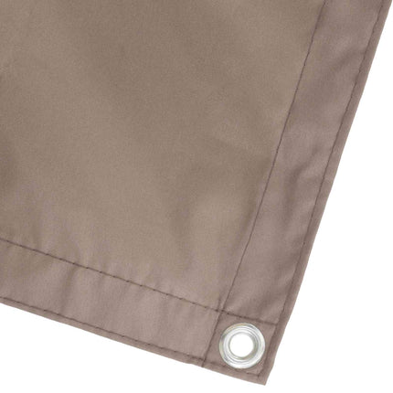 Balkongskärm 180 x 300 cm Tyg med PU-beläggning Taupe
