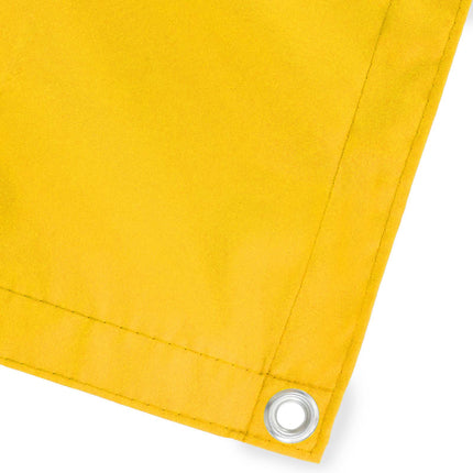 Balkongskärm 180 x 700 cm Tyg med PU-beläggning Gul
