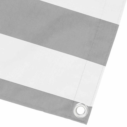 Balkongskärm 200 x 500 cm Tyg med PU-beläggning