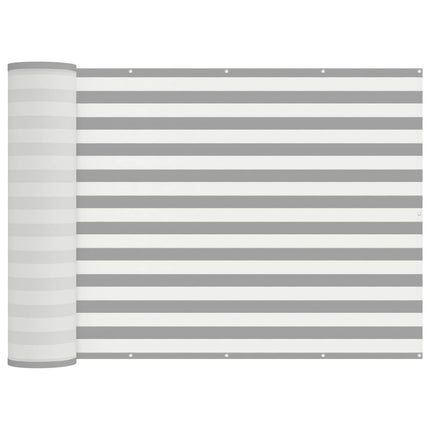 Balkongskärm 200 x 600 cm Tyg med PU-beläggning