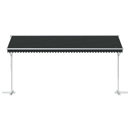 Fristående markis Antracit 5 x 3 m Polyester