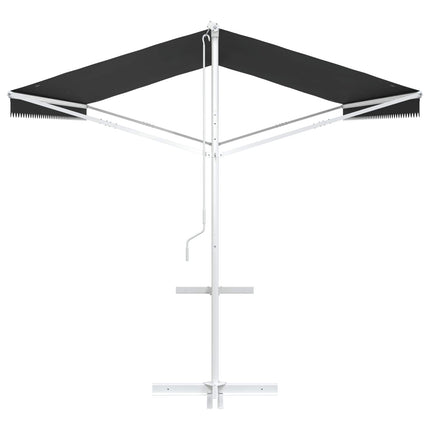 Fristående markis Antracit 5 x 3 m Polyester