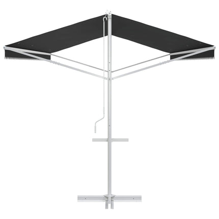 Fristående markis Antracit 6 x 3 m Polyester