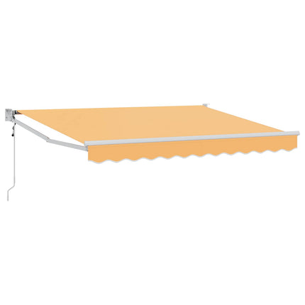 Utdragbar markis Sand 2,5 x 2 m Polyester och metall