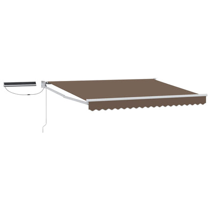 Elektrisk Retraktabel Markis Taupe 4 x 2 m