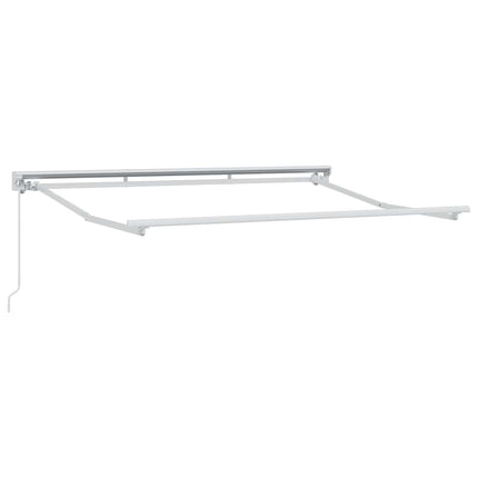 Utdragbar markis Taupe 4 x 2 m Polyester och aluminium