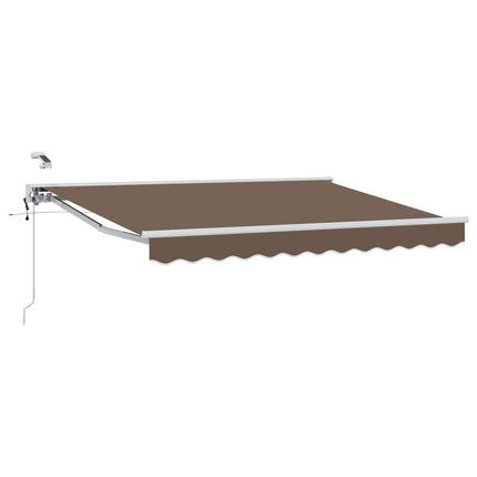 Elektrisk Retraktabel Markis Taupe 4 x 2 m