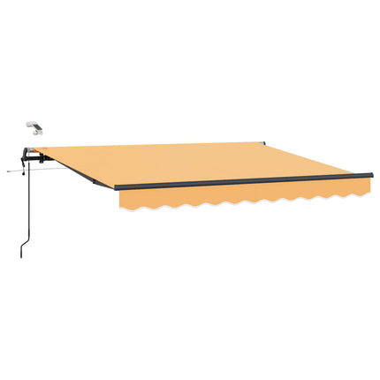 Utdragbar markis Sand 450 × 300 cm Polyester