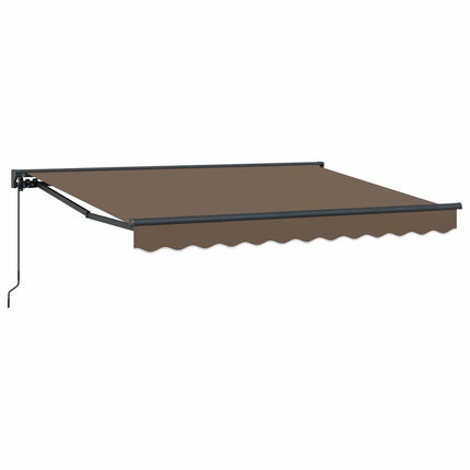 Manuell Utdragbar Markis Taupe 4,5 × 3,5 m