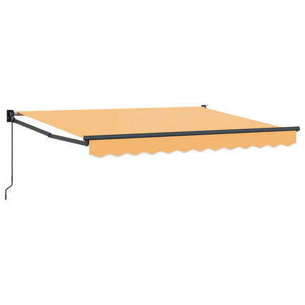 Utdragbar markis Sand 5 x 3 m 100% Polyester och Aluminium