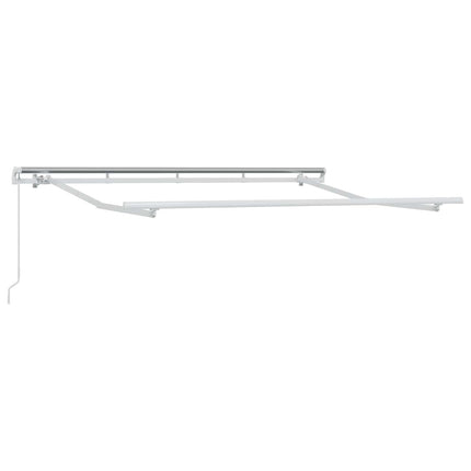 Utdragbar markis Taupe 600 × 300 cm Polyester och aluminium