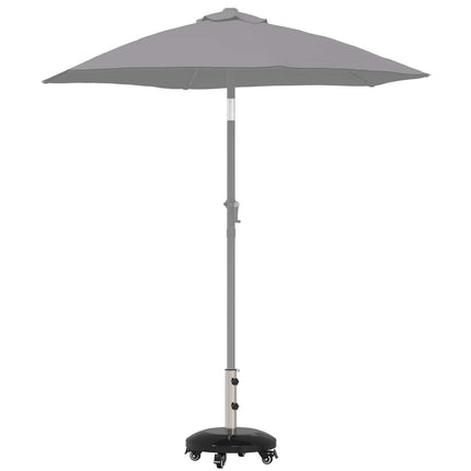 Granite Parasol Base med hjul för 40-50 mm stång 29 kg Svart