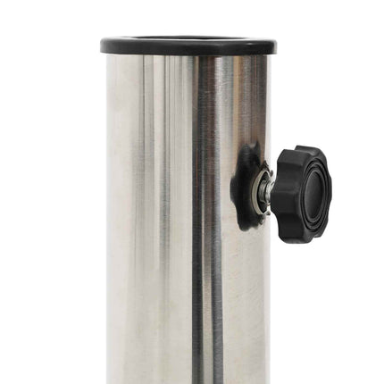 Granitar parasollfot med hjul för 4-5 cm stolpe 27.2 kg Grå