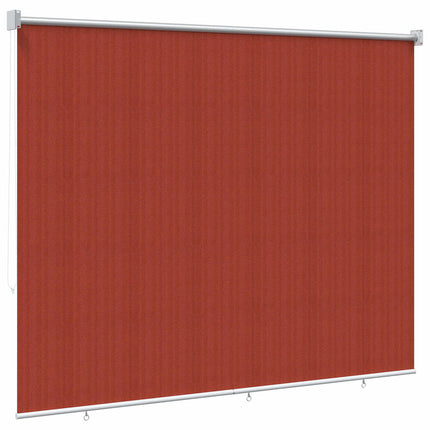 Utomhus Rullgardin 90% UV Block Terrakotta 140 x 140 cm HDPE