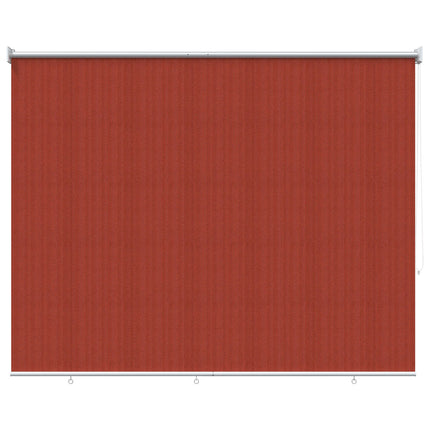 Utomhus Rullgardin 90% UV Block Terrakotta 160 x 140 cm HDPE