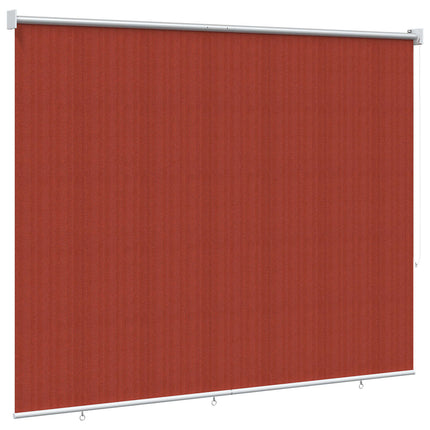 Utomhus Rullgardin 90% UV Block Terrakotta 200 x 140 cm HDPE
