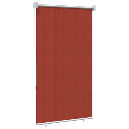 Utomhus Rullgardin 90% UV Block Terrakotta 120 x 230 cm HDPE